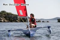 Trimaran Maora unique car à largeur règlable plus de nombreuses pièces.