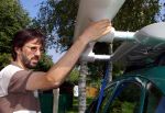 'installation du flotteur latéral'