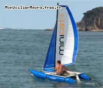 catamaran de palge gonflable Minicat